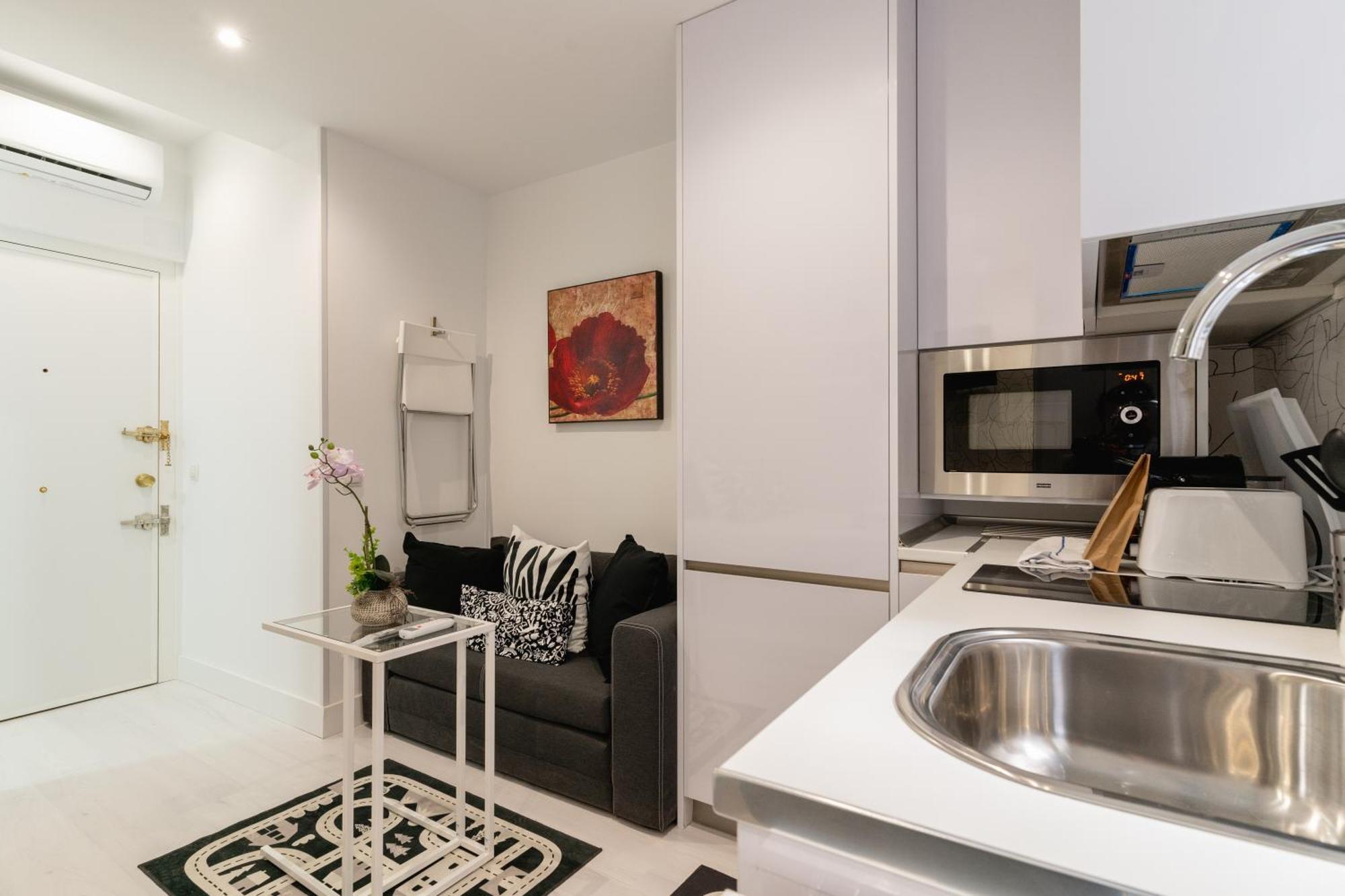 Modern Studio-1Bathroom-Chueca Madri Exterior foto