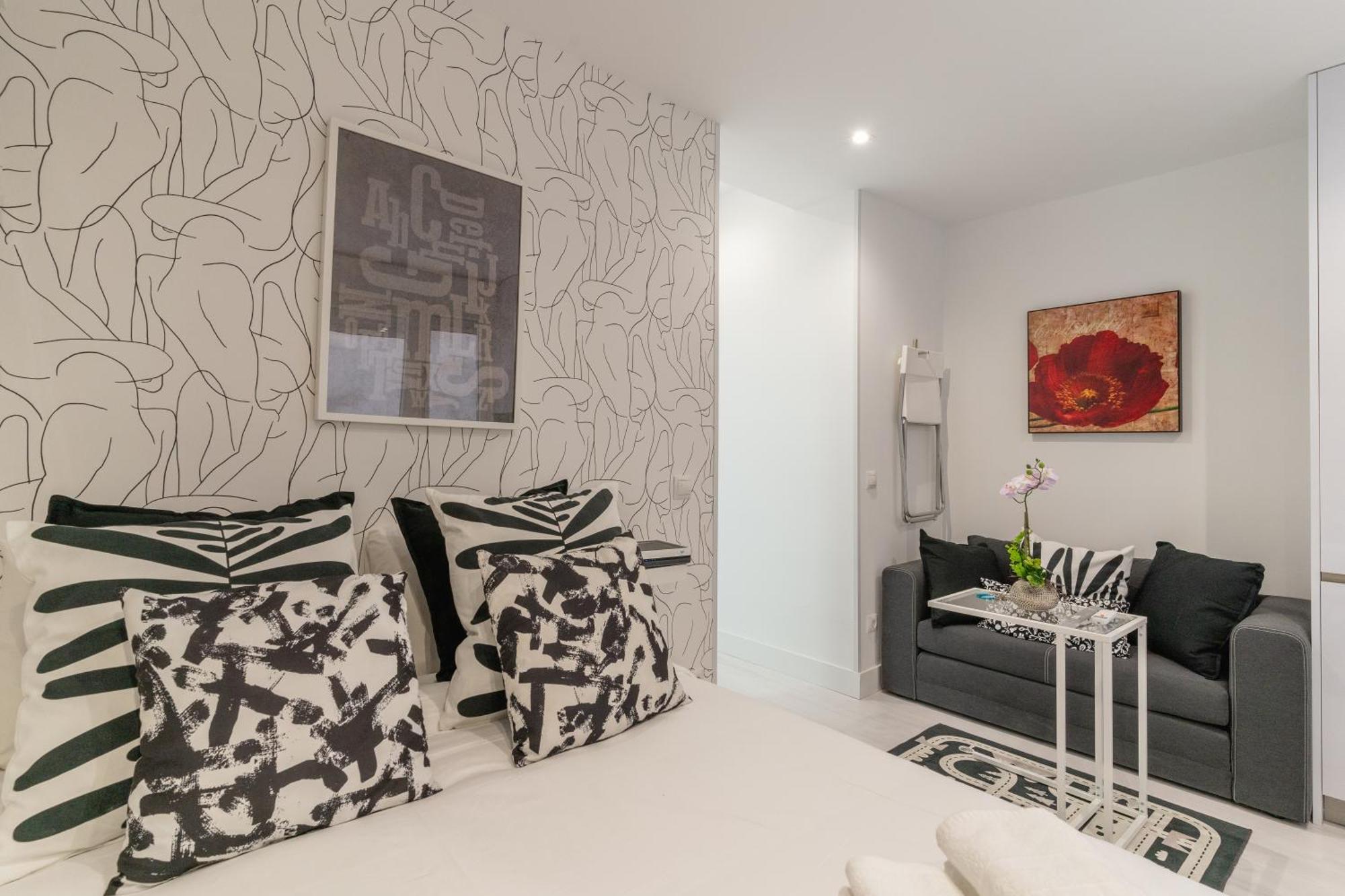 Modern Studio-1Bathroom-Chueca Madri Exterior foto