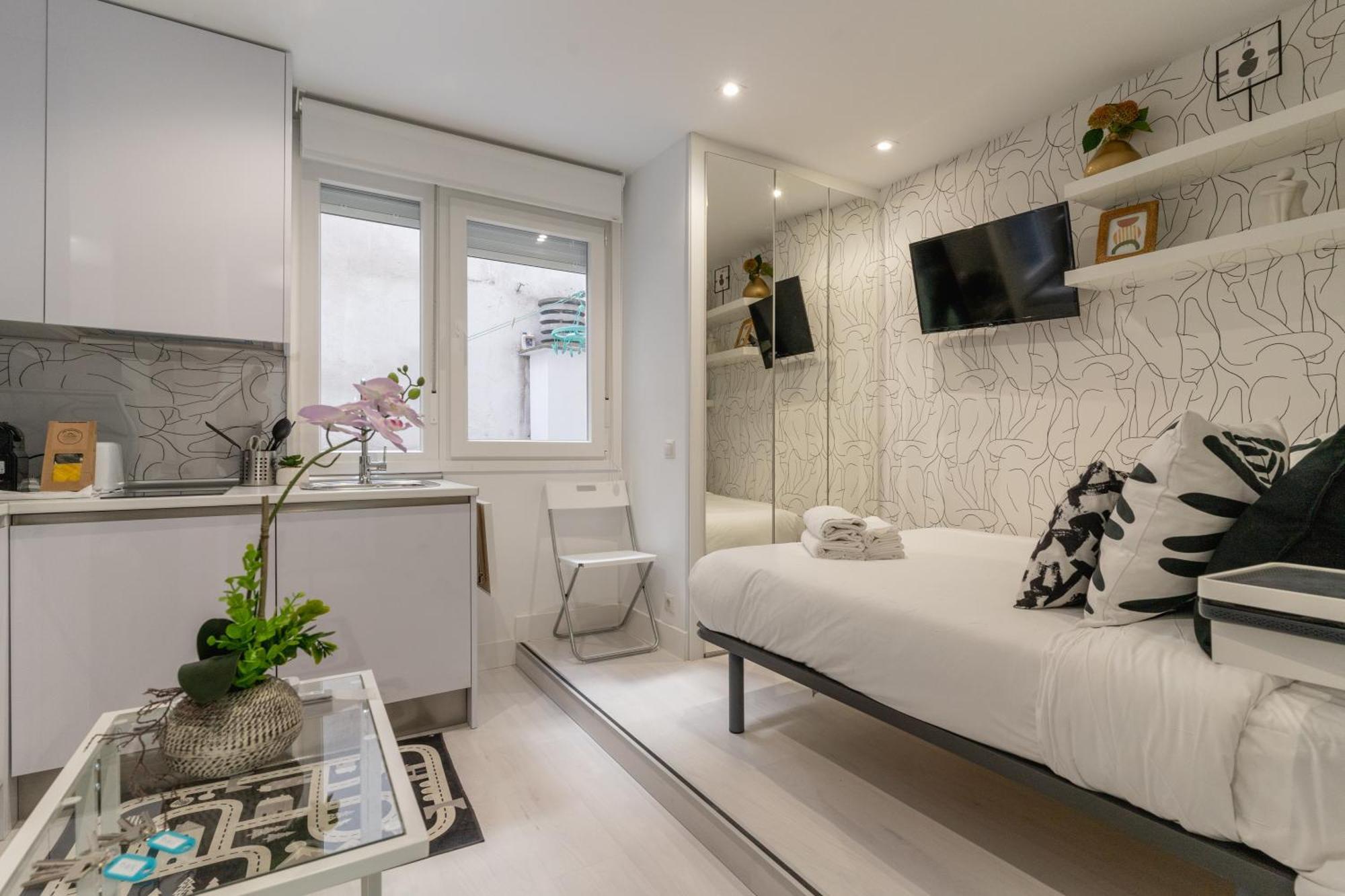 Modern Studio-1Bathroom-Chueca Madri Exterior foto