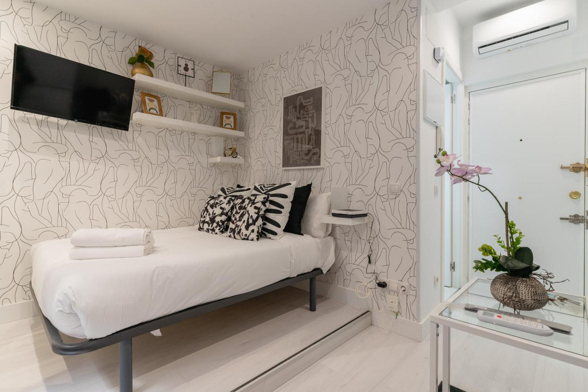 Modern Studio-1Bathroom-Chueca Madri Exterior foto
